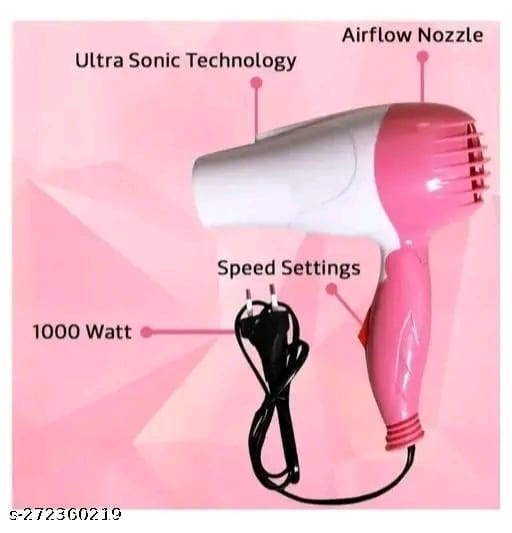 "Professional Hair Dryer — 1000W, Multicolor" - Image 1