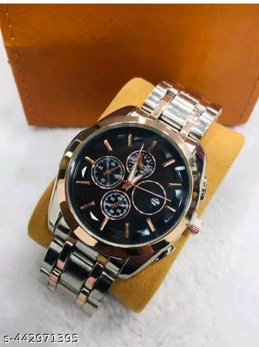 'Date Function Stainless steel belt watch for mens' - Image 1