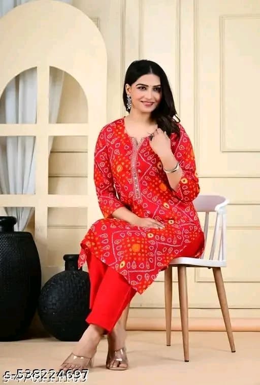 Latest Stylish Beautiful Kurta with Pant Set.